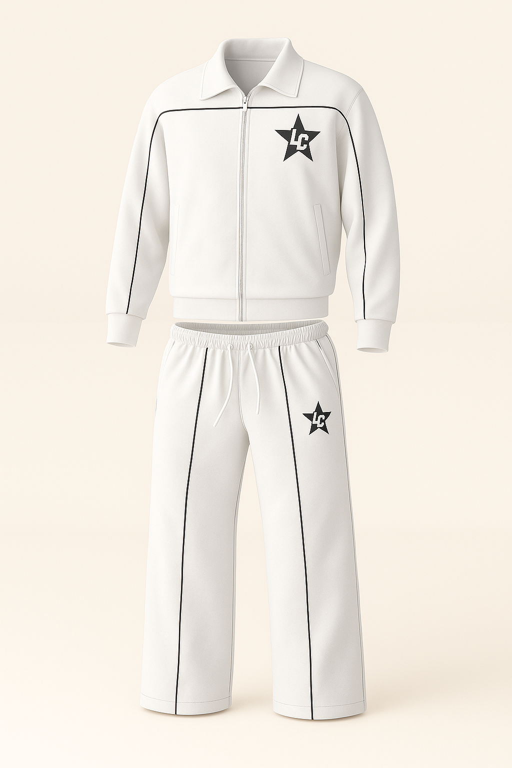 White Sweat suit